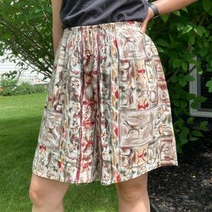 {sold} Vintage 90s Tribal Print Short